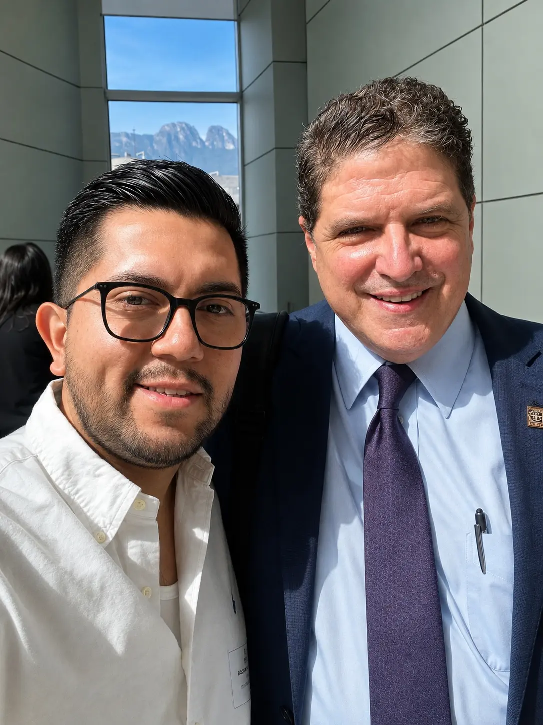 Roque Ávila durante el encuentro de bienvenida de CANACO Monterrey